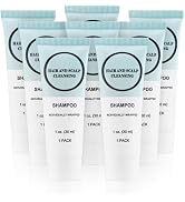 Travel Size Shampoo, Individually Wrapped Bulk 1 oz/30 ml Mini Shampoo Gel Set Trial Sample Small...