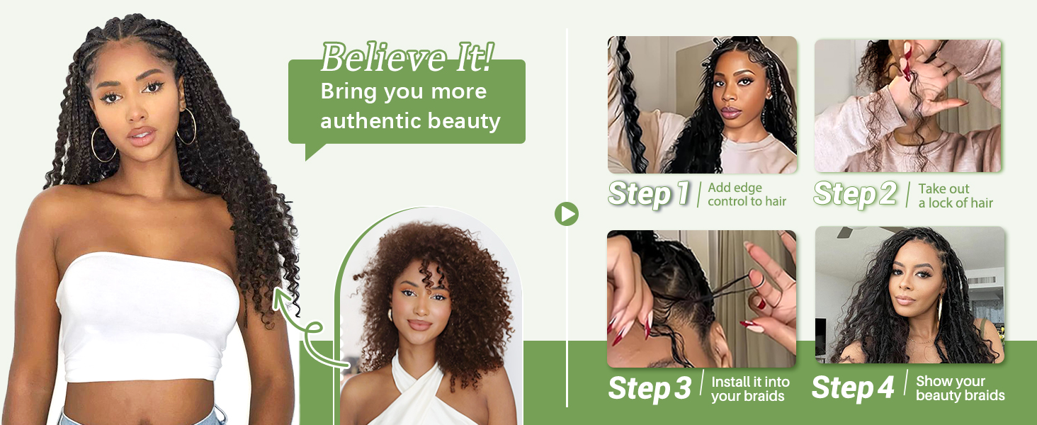 human boho braiding hair
