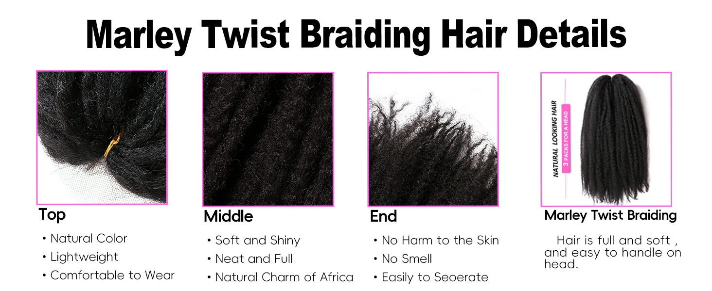 Marley Twist Braiding Hair