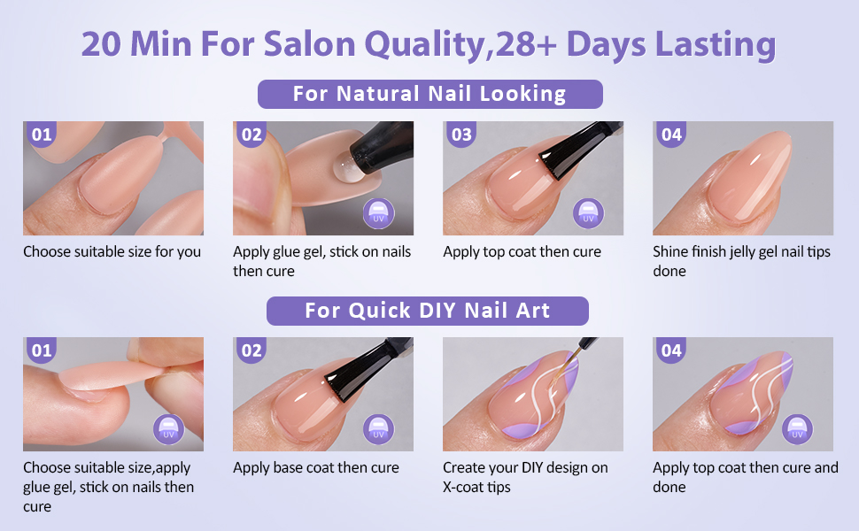 gel nail tips