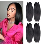Liang Dian 12 Inch Human Hair Bundles Natural Color 4 Bundles 12A Brazilian Virgin Hair 100% Unpr...