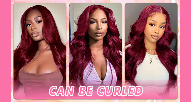 CAN BE CURLED