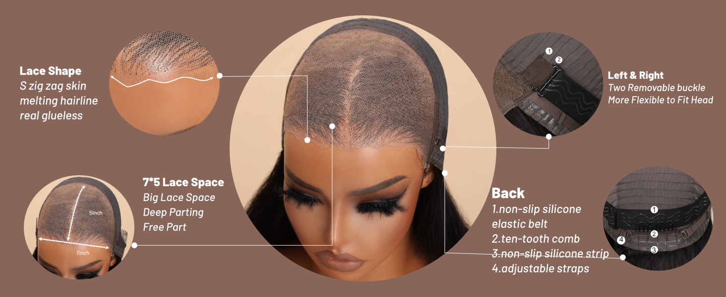 unice wear go water wave pre cut hd lace front wigs human hair for women real glueless free part