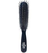 Phillips Brush Co Light Touch 8 Hair Brush - Twin Beaded Nylon Bristles, Black Hairbrush for Styl...