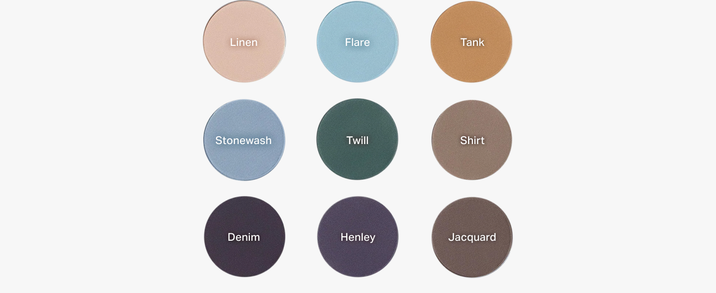 Travel-size neutral eyeshadow palette for older women with creamy long-lasting finish