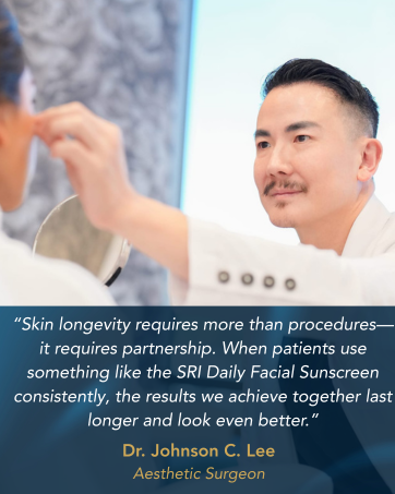 Dr. Johnson lee. Medical grade approved sunscreen