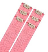 pink clip ins
