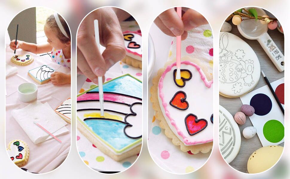 cookie paint brushes