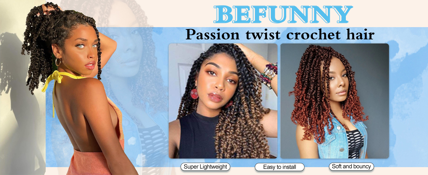 passion twist crochet hair