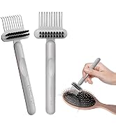 RHOS Hair Brush Cleaning Tool, 2-in-1 High-toughness Cleaning Claws and High-hardness Bristles, S...