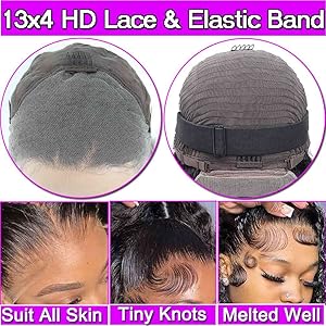 deep wave lace front wigs human hair