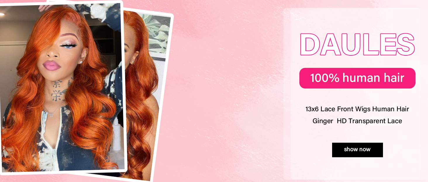 Daules Ginger body Wave Lace front wigs