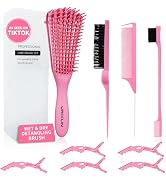 hair brush、detangler brush、detangling hair brush、cruly hair brush、8 row hair brush、cruly brush set