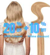 Tape in Hair Extensions Remy Human Hair Extensions Skin Weft Ash Blonde/Lightest Blonde
