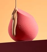 Jessup Makeup Sponge, Soft Latex-free Sponge for Foundation Liquid Creams 1 Pack (Shell Pink)