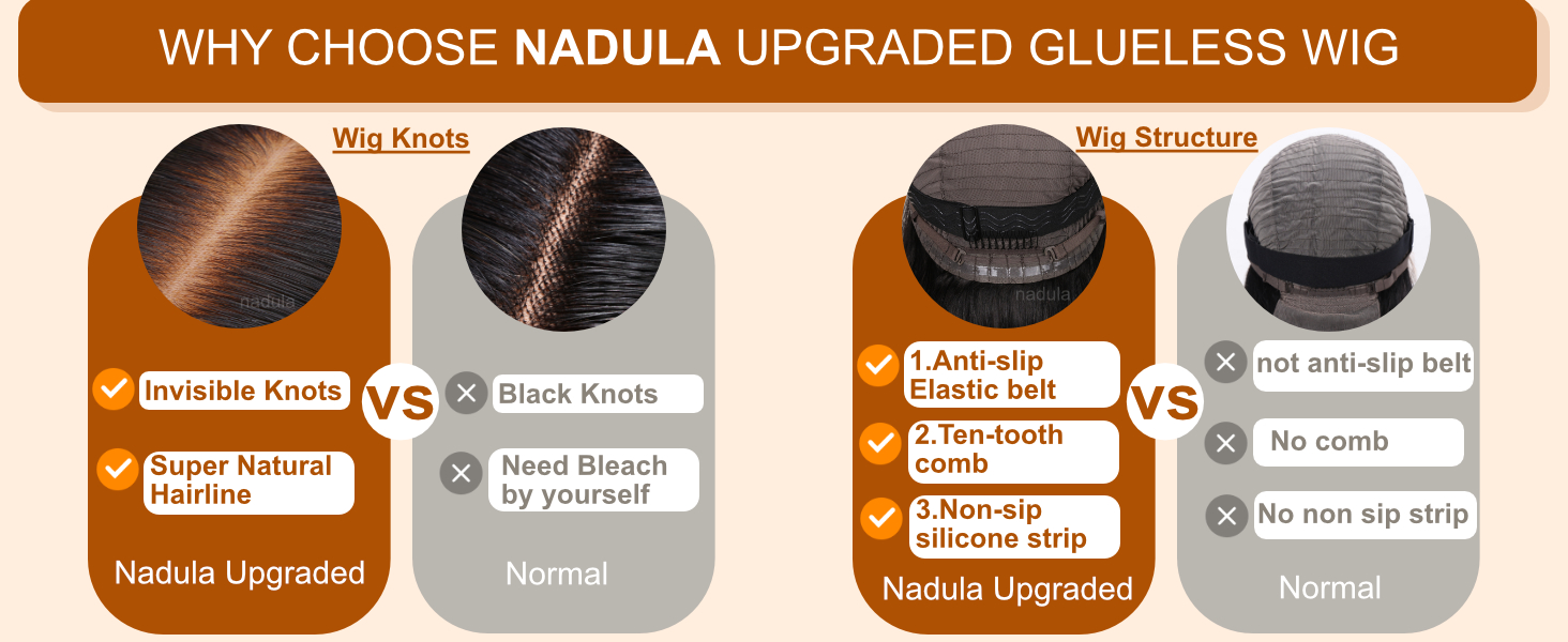 Nadula wigs glueless