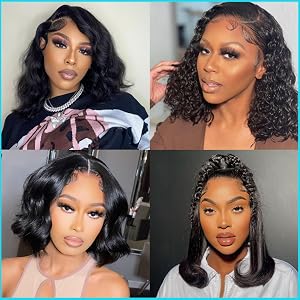 human hair lace front wigs