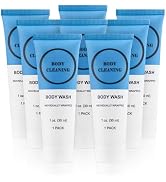Travel Size Body Wash, Individually Wrapped Bulk 1 oz/30 ml Mini Shower Gel Set Trial Sample Smal...