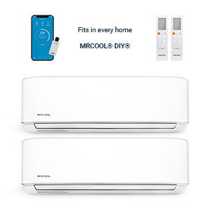 2 Indoor Units 2 Remotes 1 phone app
