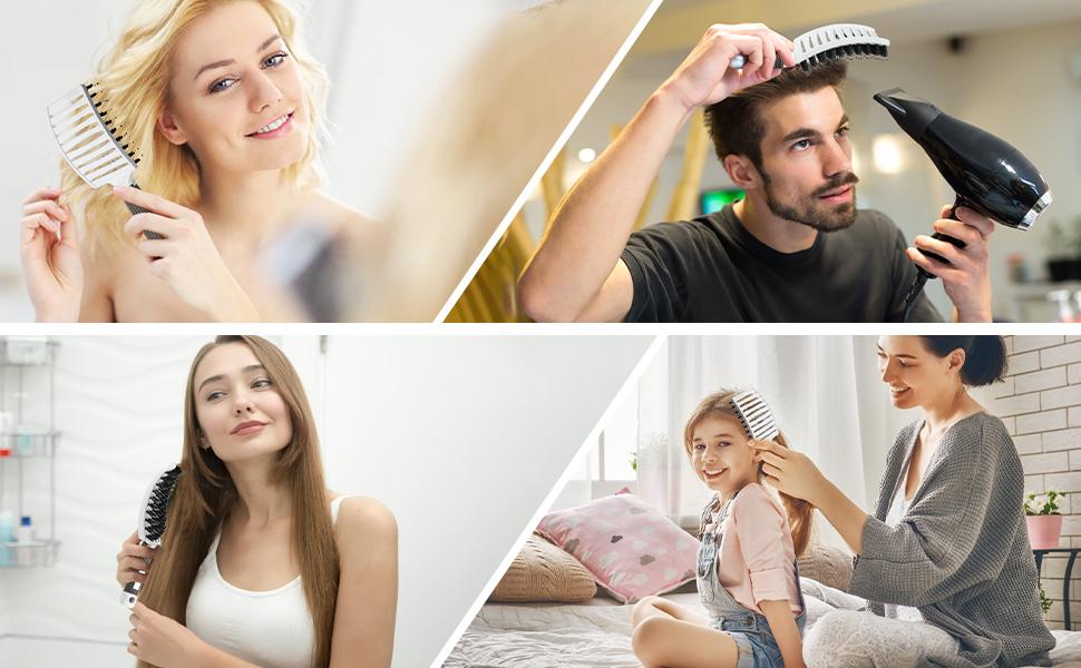 Hair brush usage 3