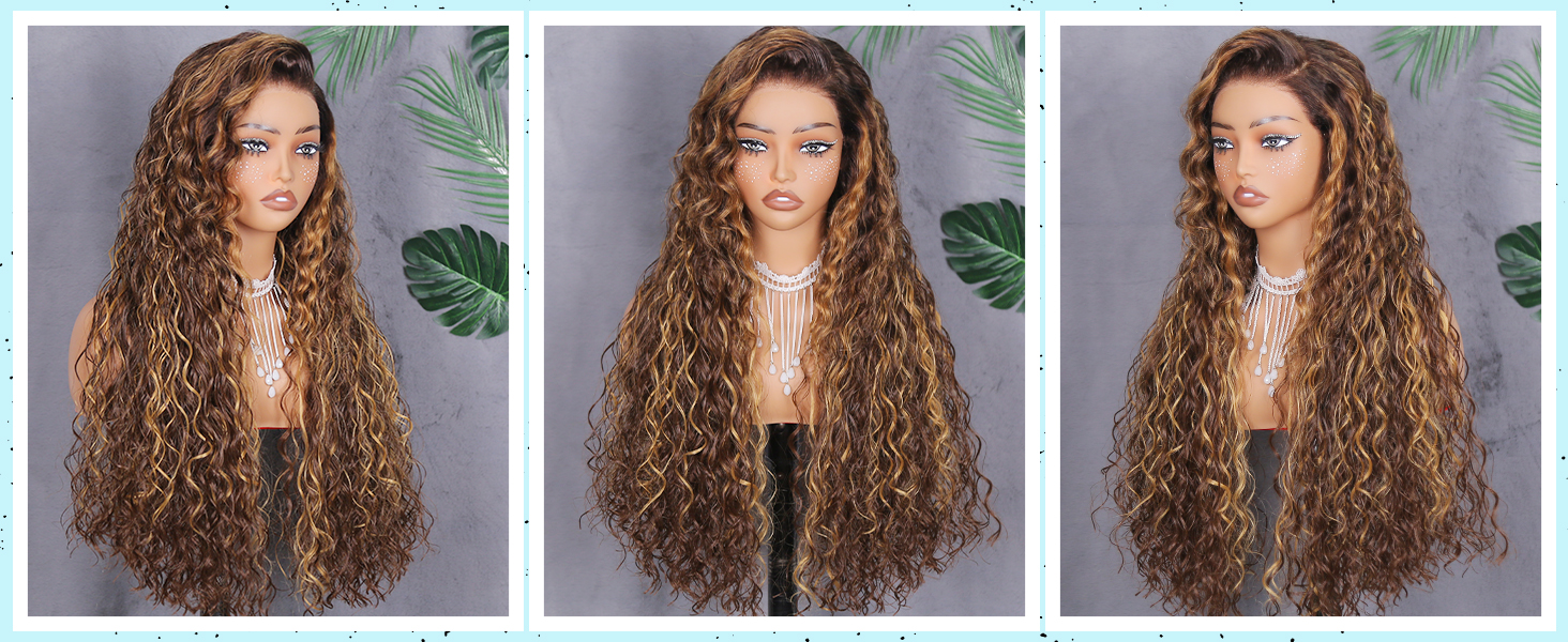 7x5 curly closure wig