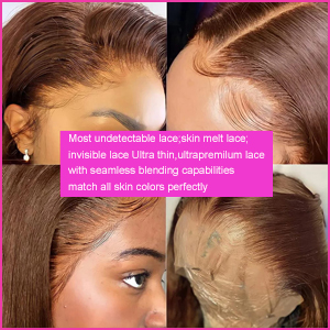 Body Wave Chocolate Brown Lace Front Wigs Human Hair