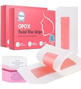 OPOX 72PCS Facial Wax Strips for Hair Removal, Facial Hair Removal for Women, Waxing Kit for Wome...
