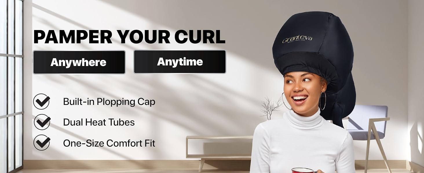 hooded hair dryer