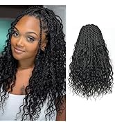 ToyoTress Boho Island Twist Human Hair Curls - 14 Inch 8 Packs Human Hair Boho Mini Twist Pre-loo...