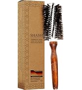 Since 1869 Hand Made In Germany Professional Series Boar Bristle Round Brush - Add Volume, Help F...