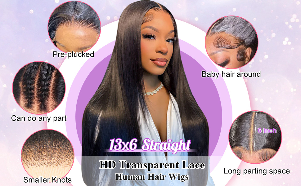 straight lace front wigs human hair