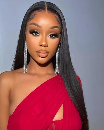 Lace Front Wigs Human Hair for Black Women, 4X4 Lace Front Wigs Human Hair Pre Plucked