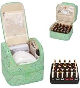 CUBETASTIC Nail Polish Organizer, Cute Nail Tech Organizers And Storage Bag Holds 45 Bottles & UV...