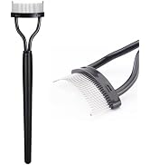 KINGMAS Eyelash Comb Separator, Eye Lash Separator Eyelash Definer Mascara Comb Applicator with C...