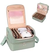 CUBETASTIC Nail Polish Organizer, Nail Tech Organizers and Storage Case Holds 69 Bottles Nail Pol...