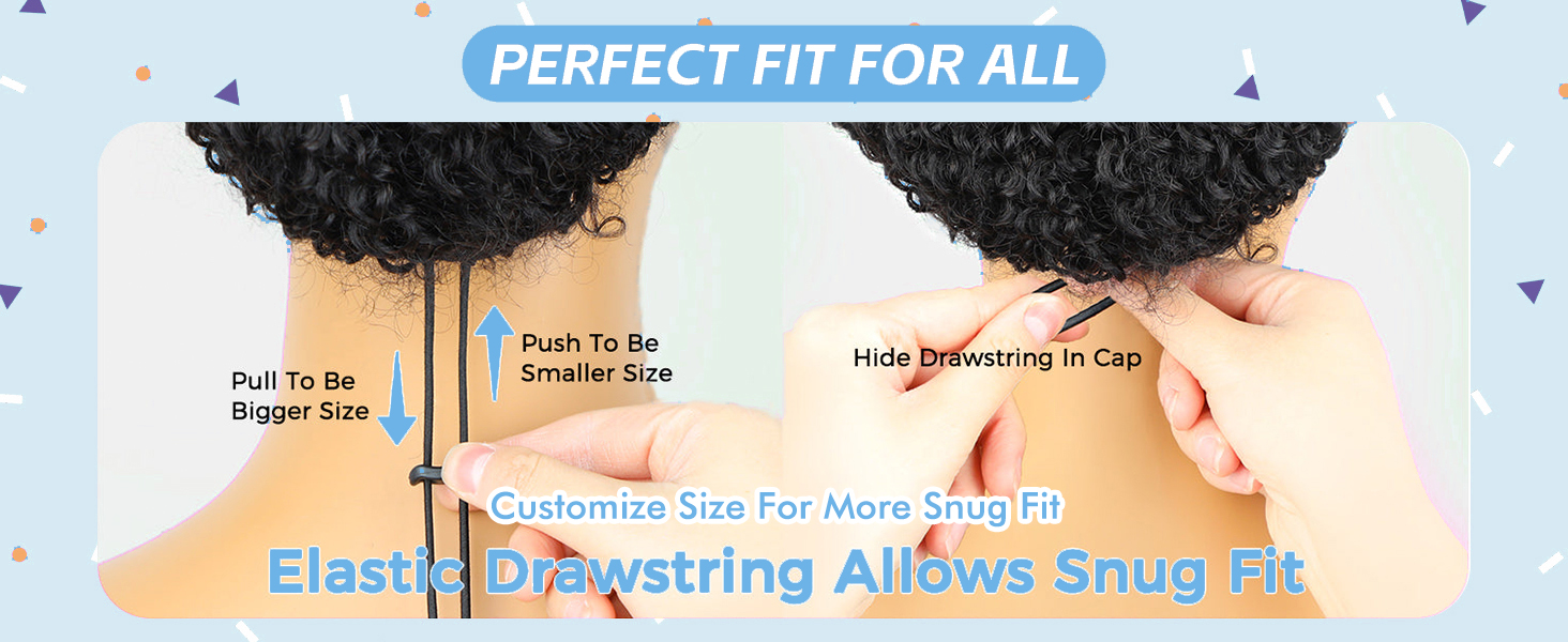 Burmese Curly V part wig