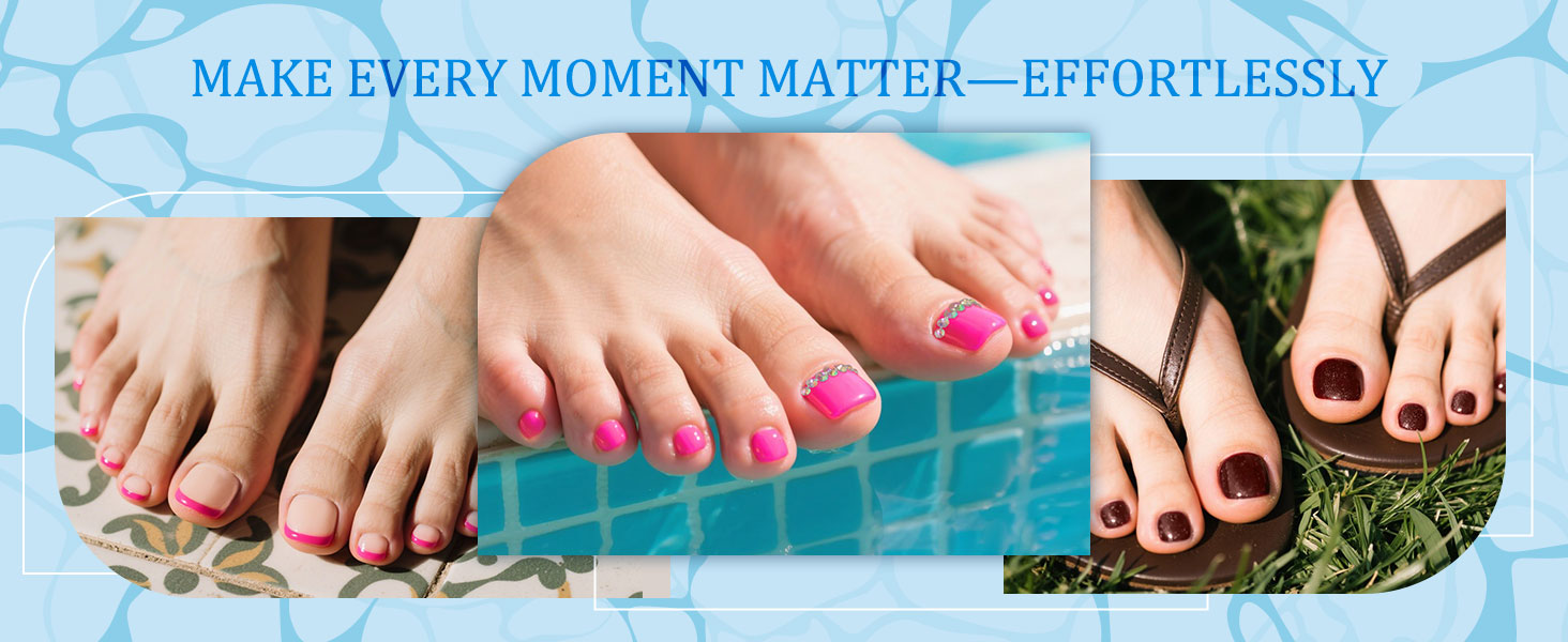 toe press on nails