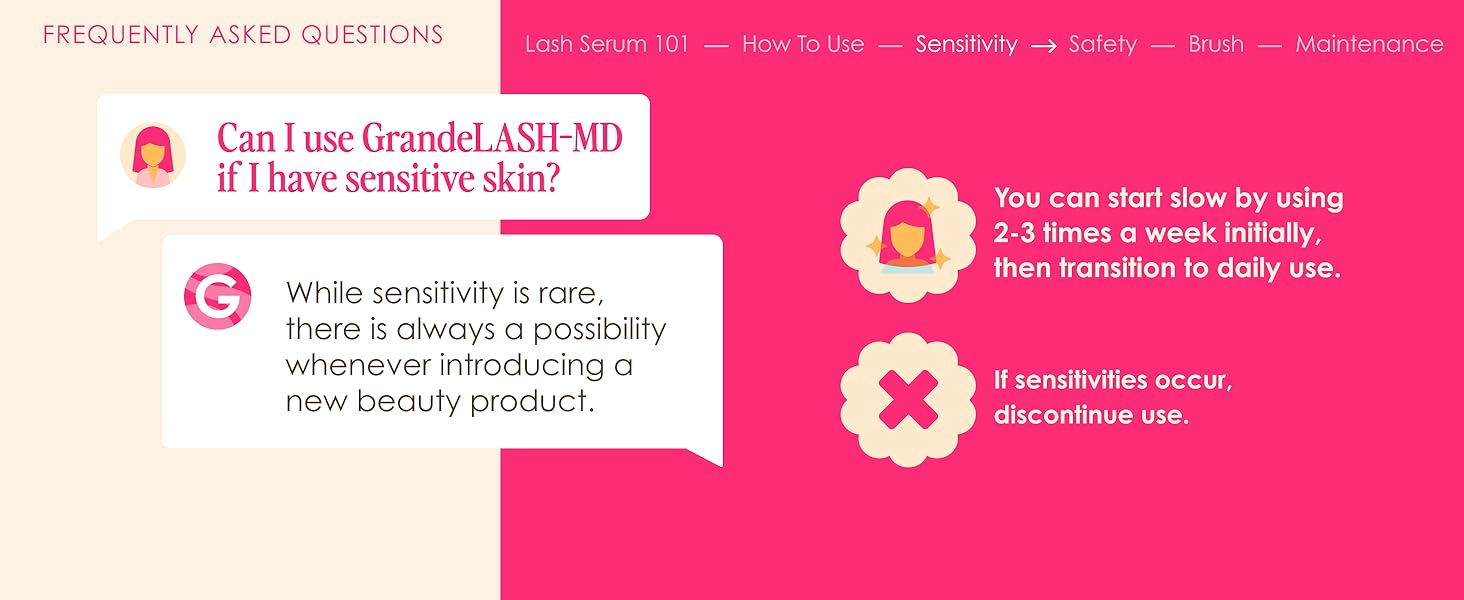 Can I use GrandeLASH-MD if I have sensitive skin?