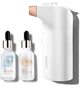 LUMINESS Revitalizing Airbrush Skincare, Brighten & Refine - Includes Breeze Airbrush Device, Hya...