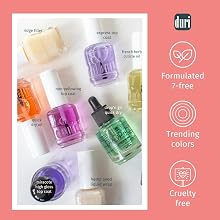 duri basic top base coats cuticle oils