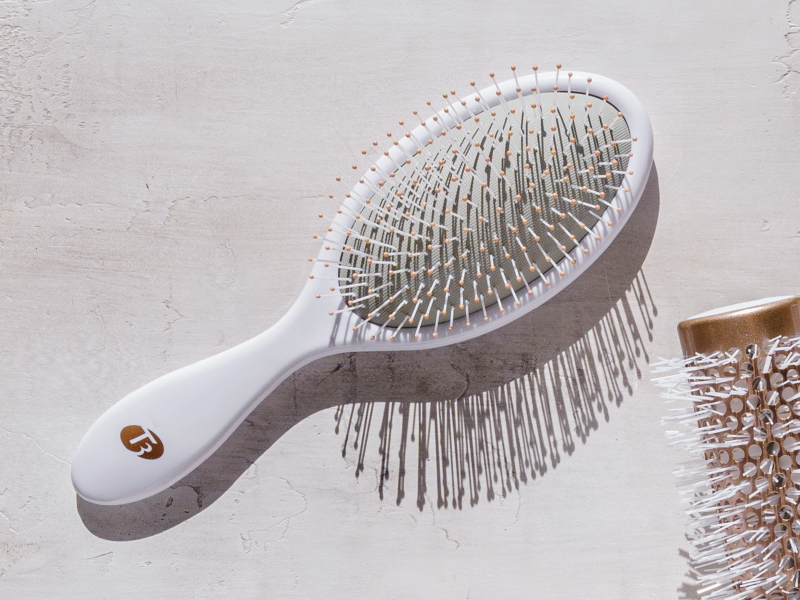 Drying and Styling Concentrator + T3 Detangle Brush on T3 AireLuxe Dryer