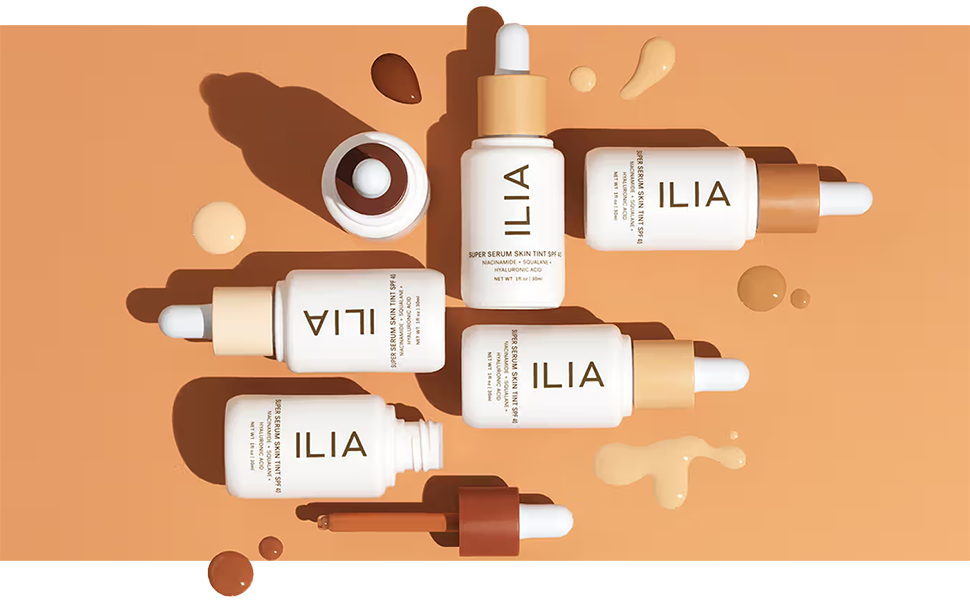 ILIA Super Serum Skin Tint SPF 40: 30 Shades, Vegan, Non-Comedogenic