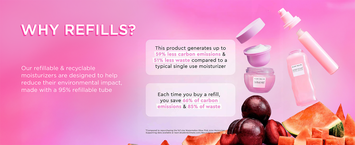 Refillable moisturizers
