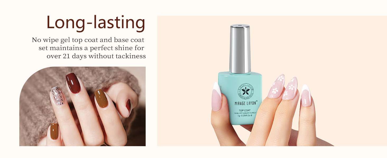 base and top coat