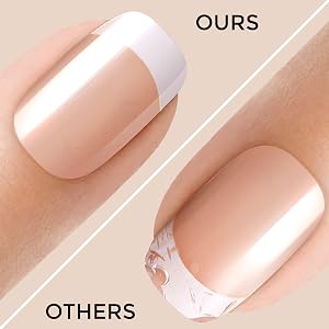 french manicure fake nails