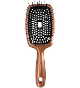 Phillips Brush Flexx Fully Vented Cushion Hair Brush, Copper & Black Flexy Curl Hairbrush