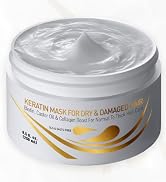 Vitamins Keratin Thick Hair Mask Deep Conditioner, Biotin Protein Castor Oil Conditioning Repair