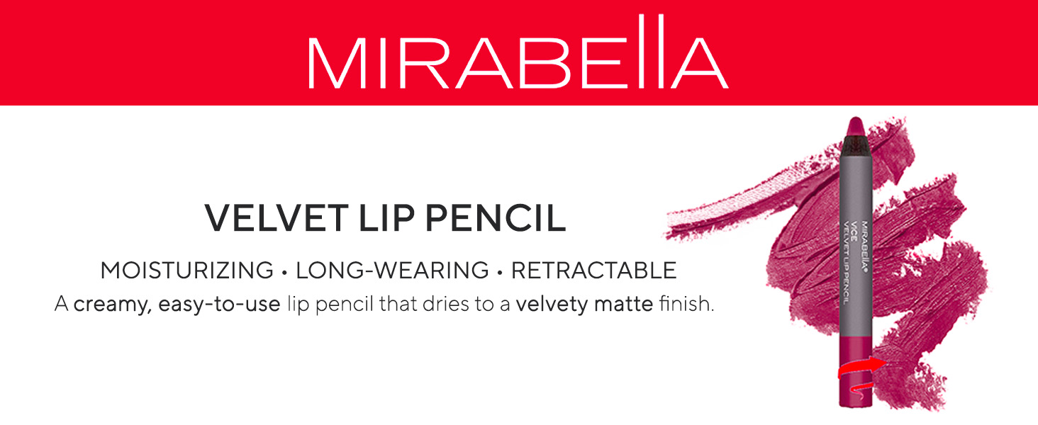 Velvet Lip Pencil Lip liner Stain Retractable Waterproof Matte Nude Pink Creamy Longwear non-drying