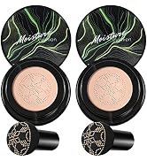 2PCS Mushroom Head Air Cushion CC Cream BB Cream Foundation,Moisturizing Concealer Makeup Base Fo...