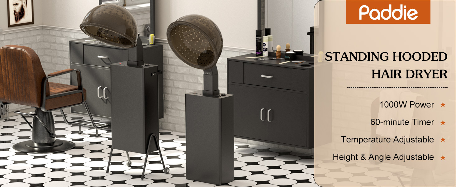 hooded hair dryer